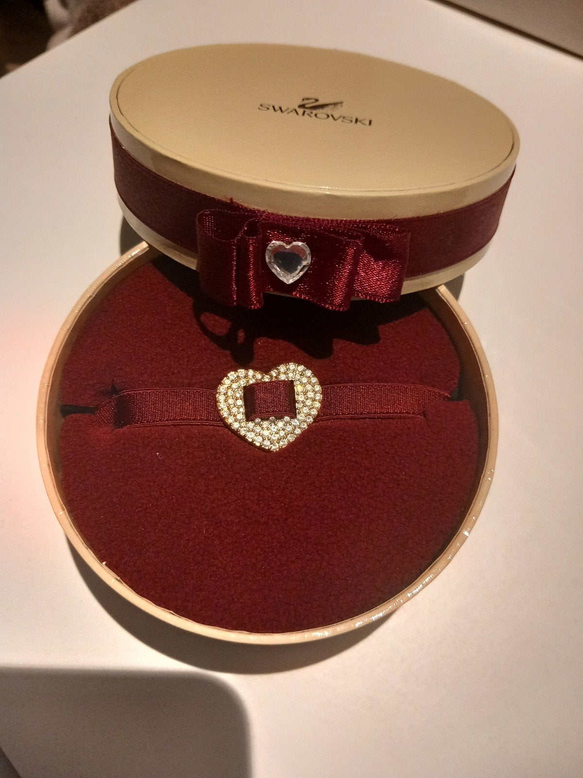 swarovski nek band collier collectors item, Ophalen of Verzenden, Nieuw, Sieraad of Horloge