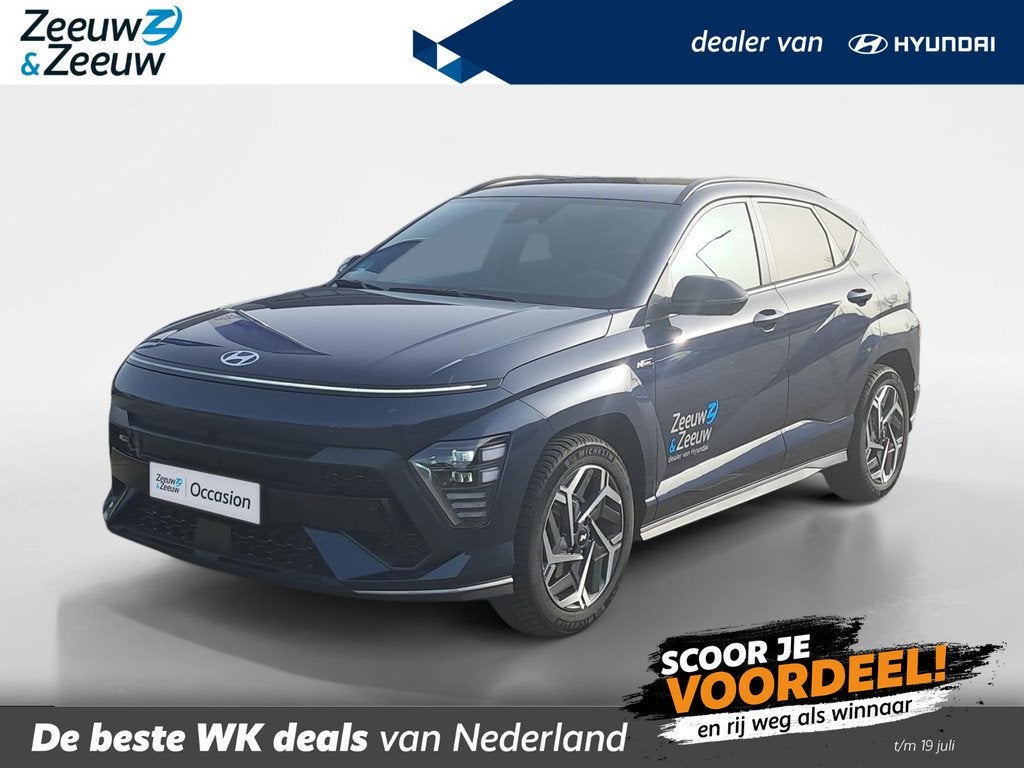 Hyundai Kona 1.6 GDI HEV N Line | Full options! | Camera | S, Auto's, Hyundai, Bedrijf, Te koop, Kona, 360° camera, ABS, Achteruitrijcamera