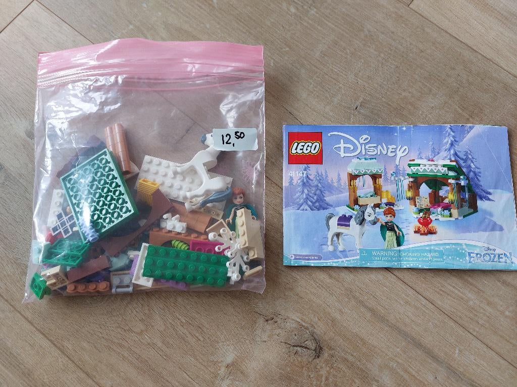 Lego 41147 Disney Princess Anna's Snow Adventure € 12,50, Compleet, Gebruikte blokjes met nopjes, Lego, Ophalen of Verzenden