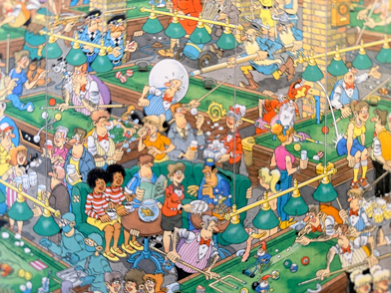 Jan van Haasteren 1500+ stukjes - krijt op tijd, Hobby en Vrije tijd, Denksport en Puzzels, Ophalen of Verzenden, Meer dan 1500 stukjes