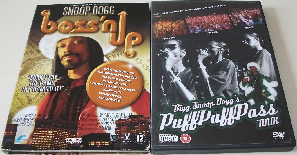 Dvd-Set *** SNOOP DOGG *** 2 stuks, Vanaf 12 jaar, Ophalen of Verzenden, Gebruikt