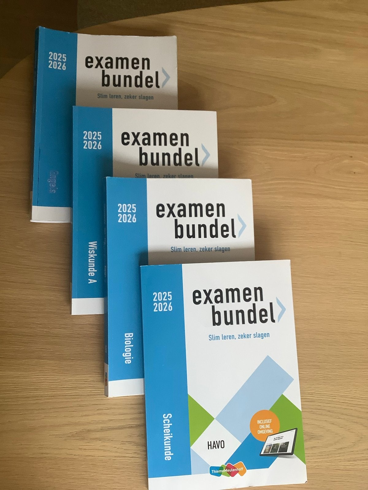 Examenbundels en Samengevat HAVO Biologie, Scheikunde, Wisku, Ophalen, Zo goed als nieuw, HAVO, Biologie