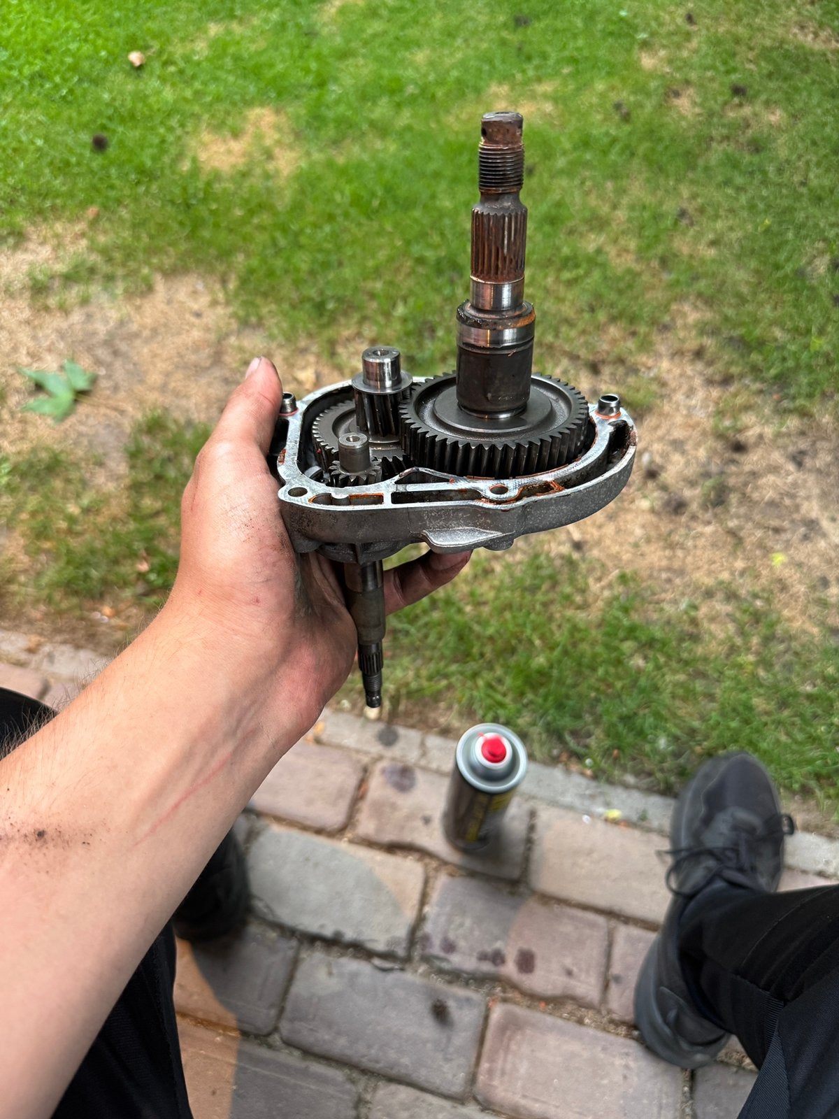 piaggio dubbelgelagerde vertanding brom, Ophalen of Verzenden, Zo goed als nieuw, Blok
