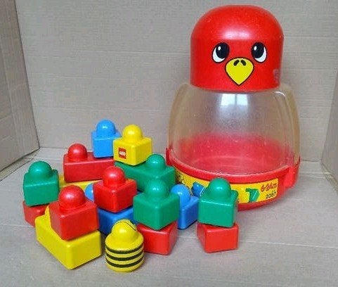 Lego Duplo opbergbox 2087 gevuld met Duplo Primo blokken, Kinderen en Baby's, Speelgoed | Duplo en Lego, Gebruikt, Compleet, Ophalen of Verzenden