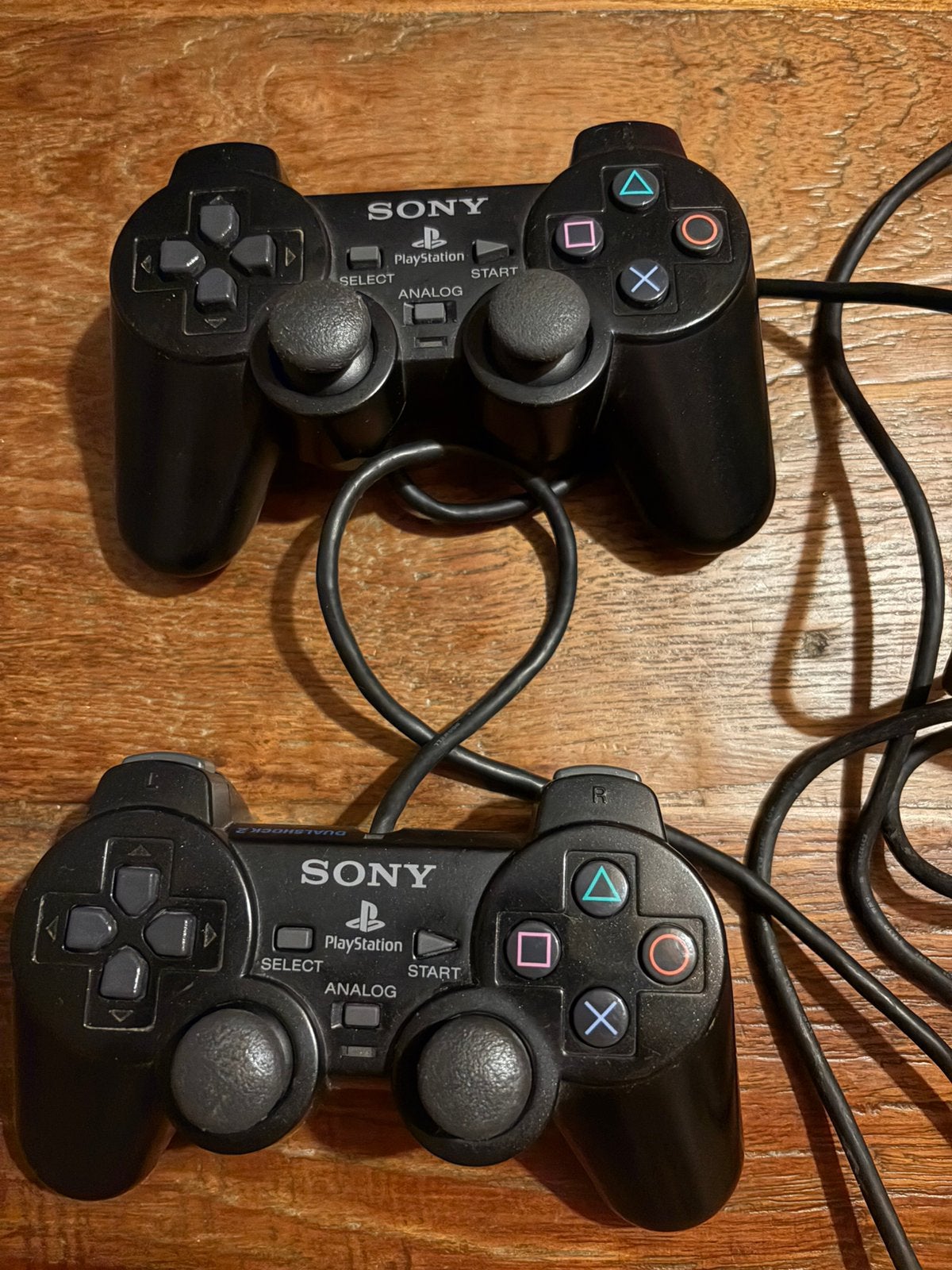 2 playstation 2 controllers, Spelcomputers en Games, Ophalen, Gebruikt, Controller, PlayStation 2