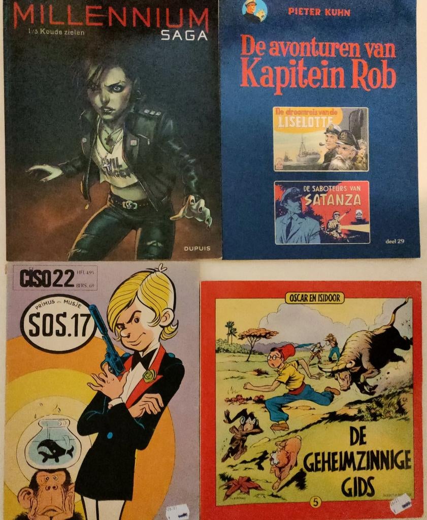 Stripboeken voor verzamelaars 1e editie's (€3 per stuk, Meerdere stripboeken, Ophalen of Verzenden, Zo goed als nieuw, Diverse auteurs,tekenaars en schrijvers