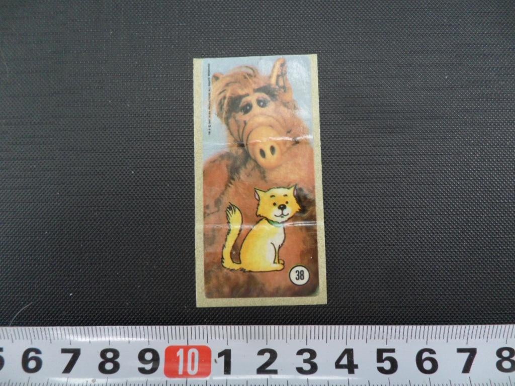 sticker kauwgom ALF #38, Verzamelen, Ophalen, Zo goed als nieuw