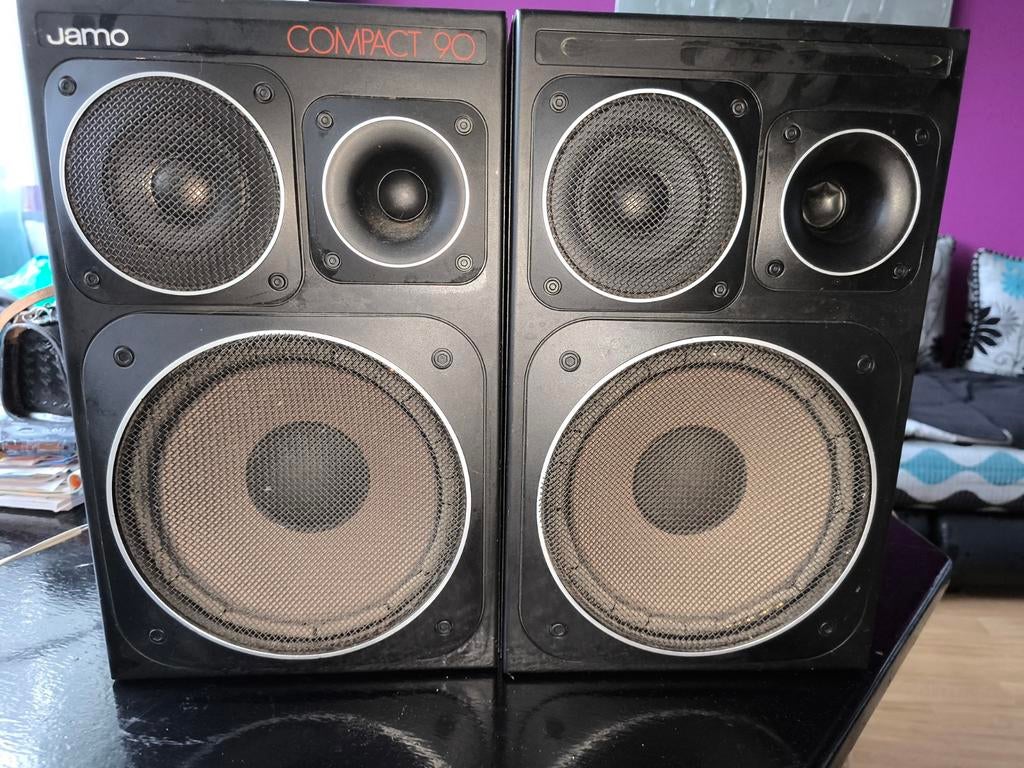 Jamo Compact 90 boxen, Ophalen, 60 tot 120 watt, Front, Rear of Stereo speakers, Jamo