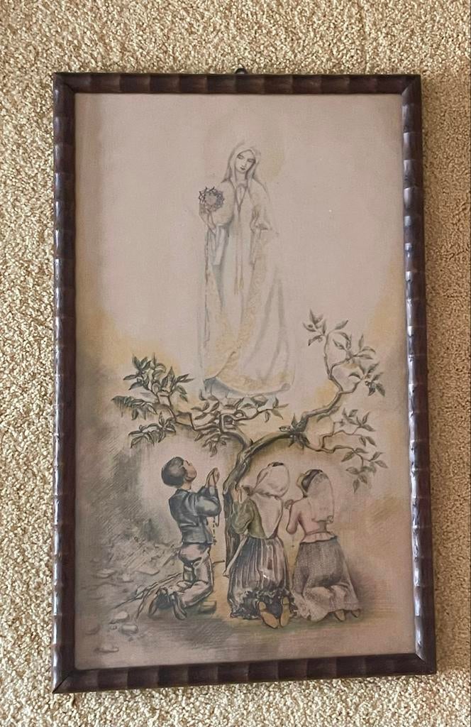 Vintage schilderij, Antiek en Kunst, Kunst | Schilderijen | Klassiek, Ophalen of Verzenden