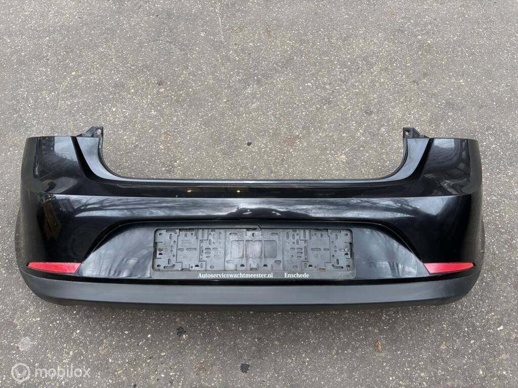 Seat Ibiza 6J ('08-'12) Achterbumper | LC9Z, Auto-onderdelen, Gebruikt, Ophalen of Verzenden, Achter, Bumper