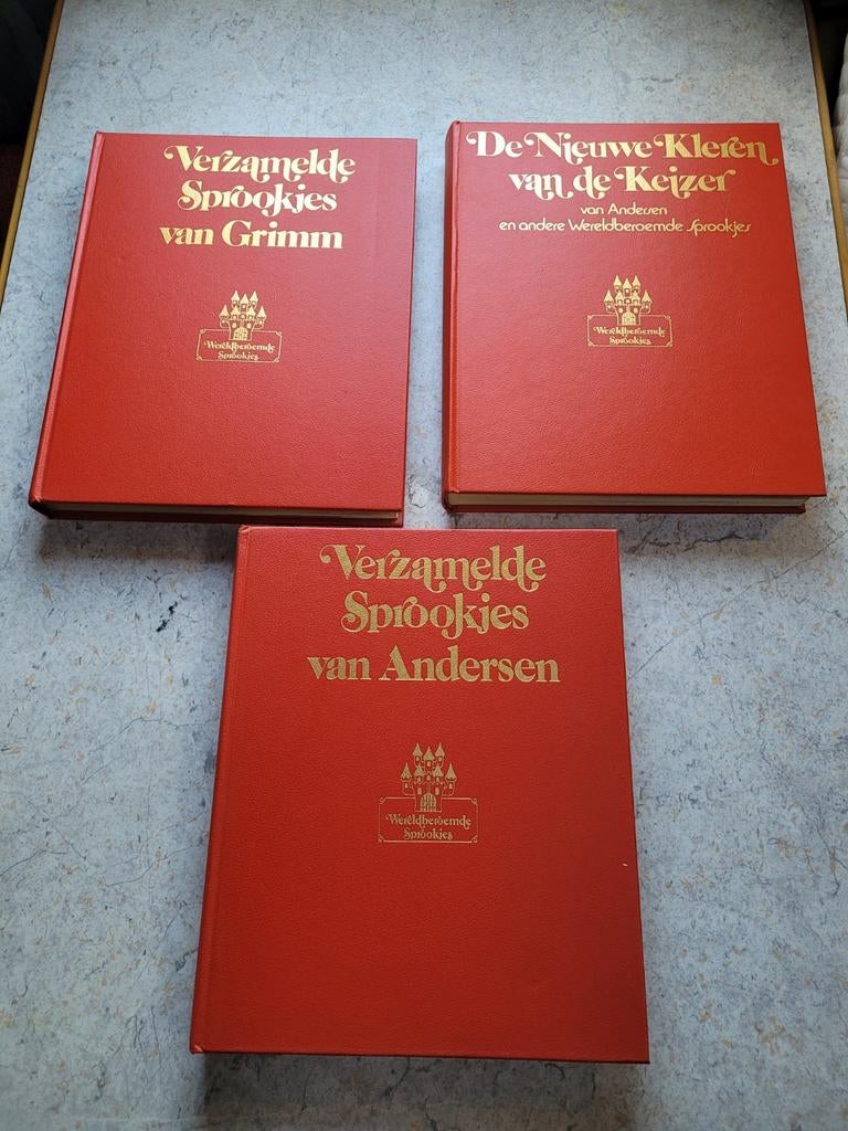 Verzameling Sprookjesboeken Grimm & Andersen, Boeken, Sprookjes en Fabels, Ophalen of Verzenden, Zo goed als nieuw, Grimm & Andersen