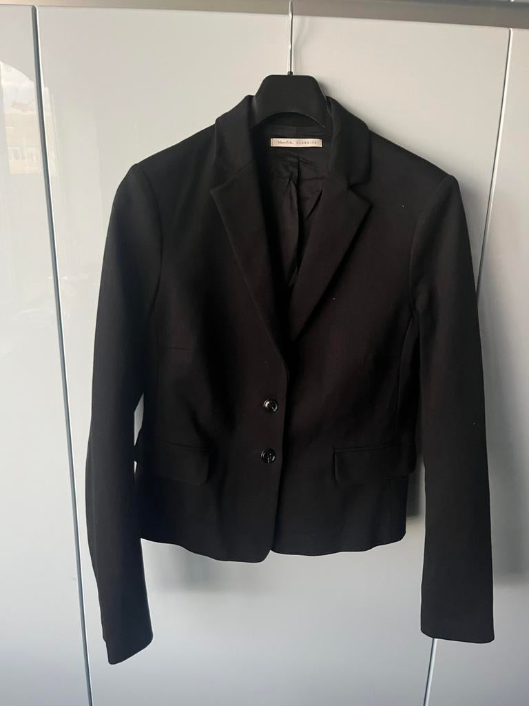 Vanilia classic colbert blazer maat 40 zwart, Maat 38/40 (M), Zwart, Ophalen of Verzenden, Zo goed als nieuw