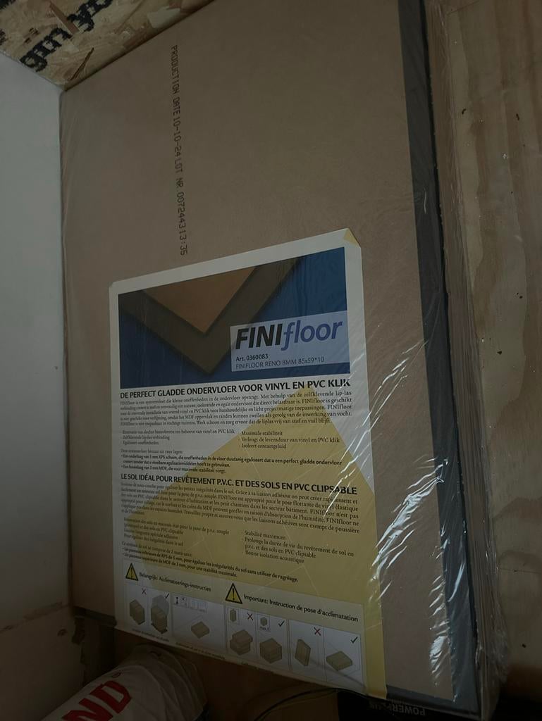 1,5 pak finifloor, Ophalen, 50 tot 150 cm, Zo goed als nieuw, 10 tot 30 cm