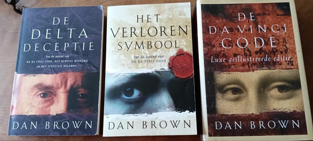 Dan Brown Da Vinci Code, Delta Deceptie, Verloren Sy, Boeken, Ophalen of Verzenden, Zo goed als nieuw
