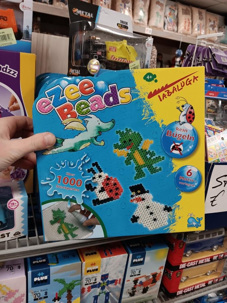 eZee Beads strijkkralen set - Iabaluga, Kinderen en Baby's, Speelgoed | Educatief en Creatief, Iabaluga, Knutselen, Onbekend, Nieuw