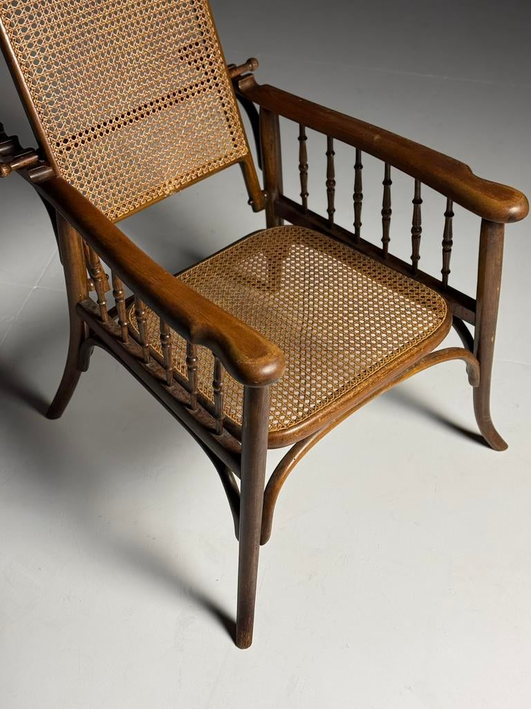 Thonet stijl stoel 20e eeuw, Huis en Inrichting, Ophalen of Verzenden, Zo goed als nieuw, Bruin, Eén