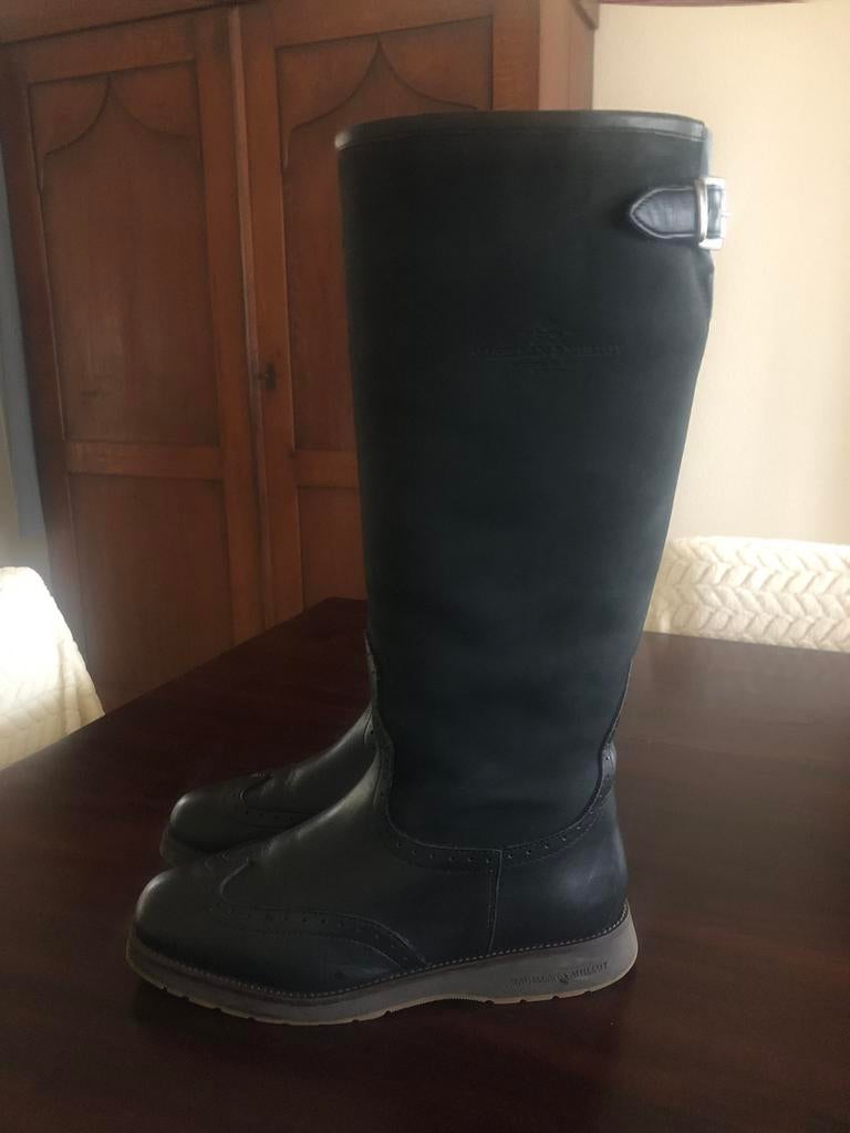Magellan & Mulloy outdoor laarzen maat 38, Kleding | Dames, Schoenen, Hoge laarzen, Zwart, Ophalen of Verzenden, Zo goed als nieuw