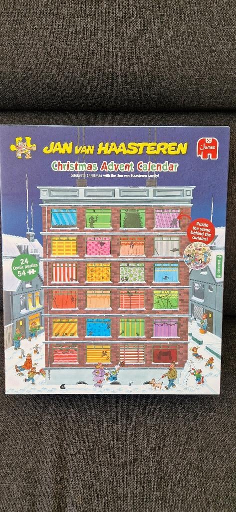 Jan van Haasteren advent kalender, Hobby en Vrije tijd, Denksport en Puzzels, Ophalen, 500 t/m 1500 stukjes, Zo goed als nieuw
