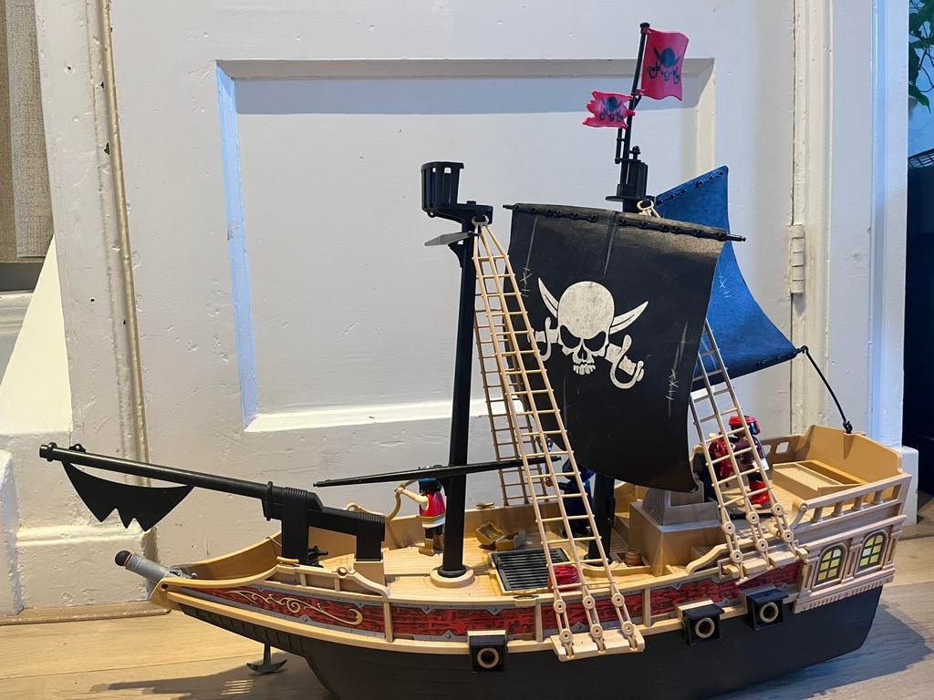 Playmobil pirate boat, Hobby en Vrije tijd, Modelbouw | Boten en Schepen, Ophalen, Gebruikt