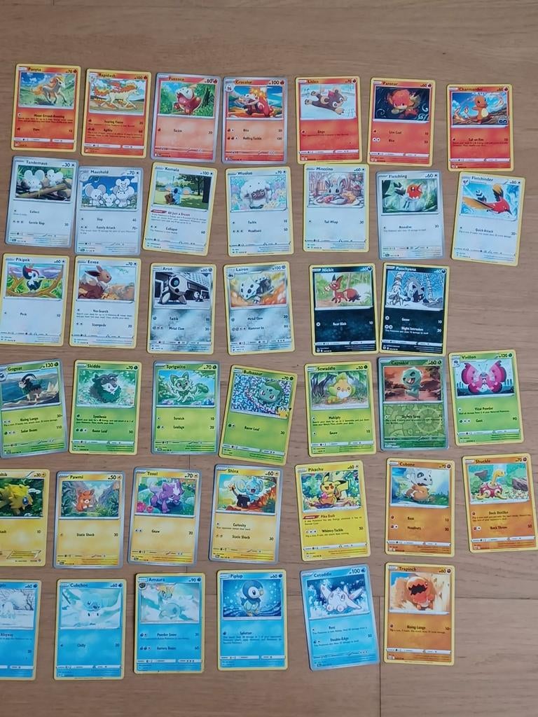 Pokémon Kaarten Verzameling, Ophalen of Verzenden, Gebruikt, Meerdere kaarten