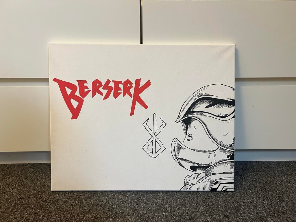 Berserk schilder, Ophalen of Verzenden, Fantasy
