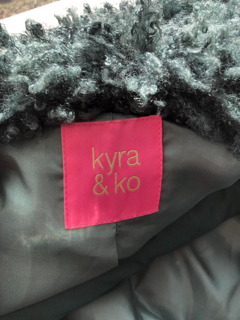 KYRA & KO MANTEL 38 GROEN, Kleding | Dames, Jassen | Winter, Ophalen of Verzenden, Zo goed als nieuw, Maat 38/40 (M), Groen