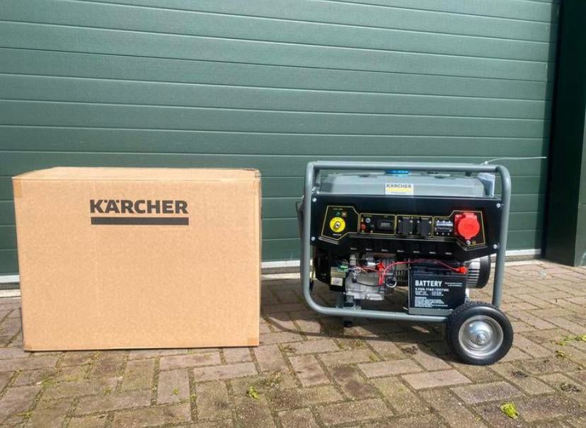 Kärcher aggregaat 7kw noodstroom generator, Caravans en Kamperen, Ophalen of Verzenden, Zo goed als nieuw