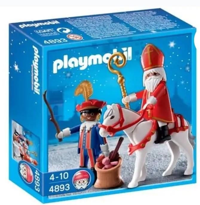 Playmobil Sinterklaas en Zwarte Piet set 4893, Kinderen en Baby's, Speelgoed | Playmobil, Ophalen of Verzenden, Nieuw, Complete set