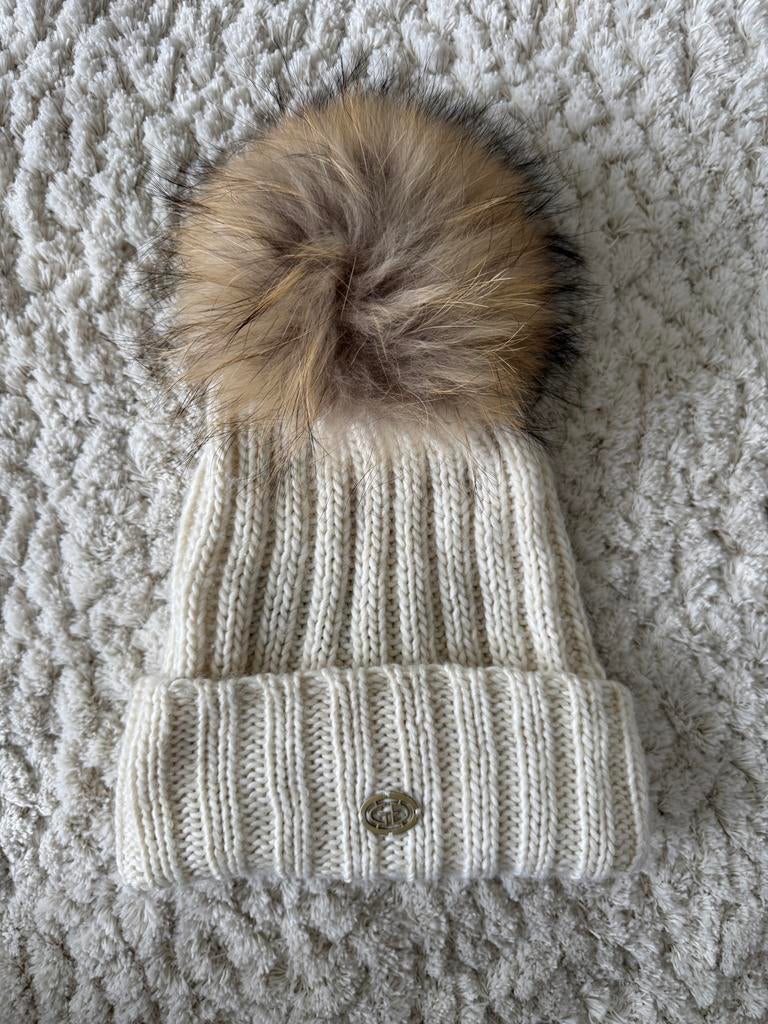 Goldbergh Muts met Pompon - Perfect voor Winter!, Ophalen of Verzenden, Zo goed als nieuw, One size fits all, Hoed
