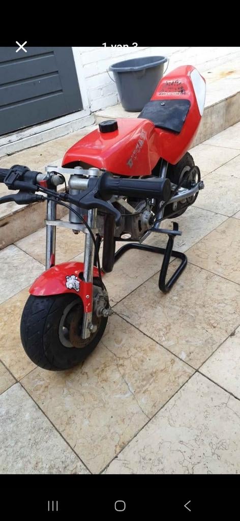 2 minibikes 1 lopende en 1 project ook te ruil !, Ophalen of Verzenden