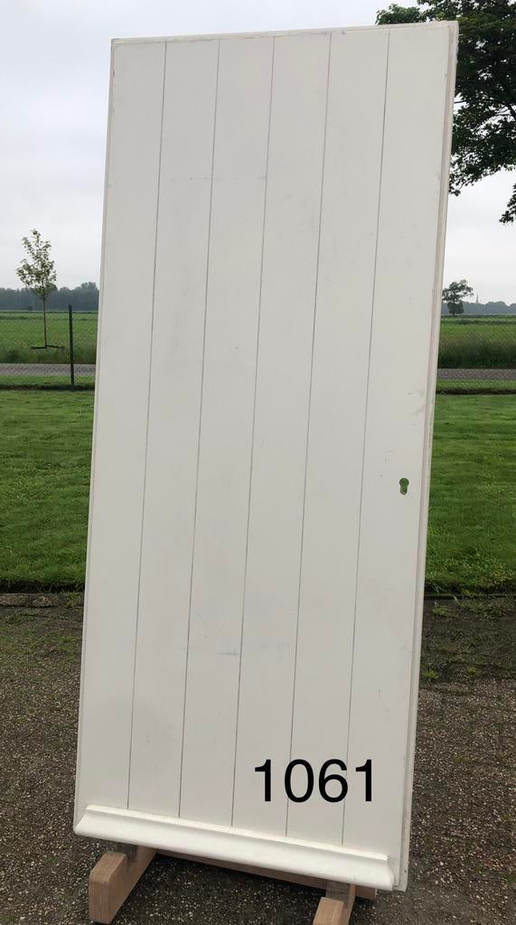 Voordeur alutherm aluplex hout, geïsoleerd 40 of 54 mm dik, 80 tot 100 cm, Nieuw, Ophalen of Verzenden, Buitendeur
