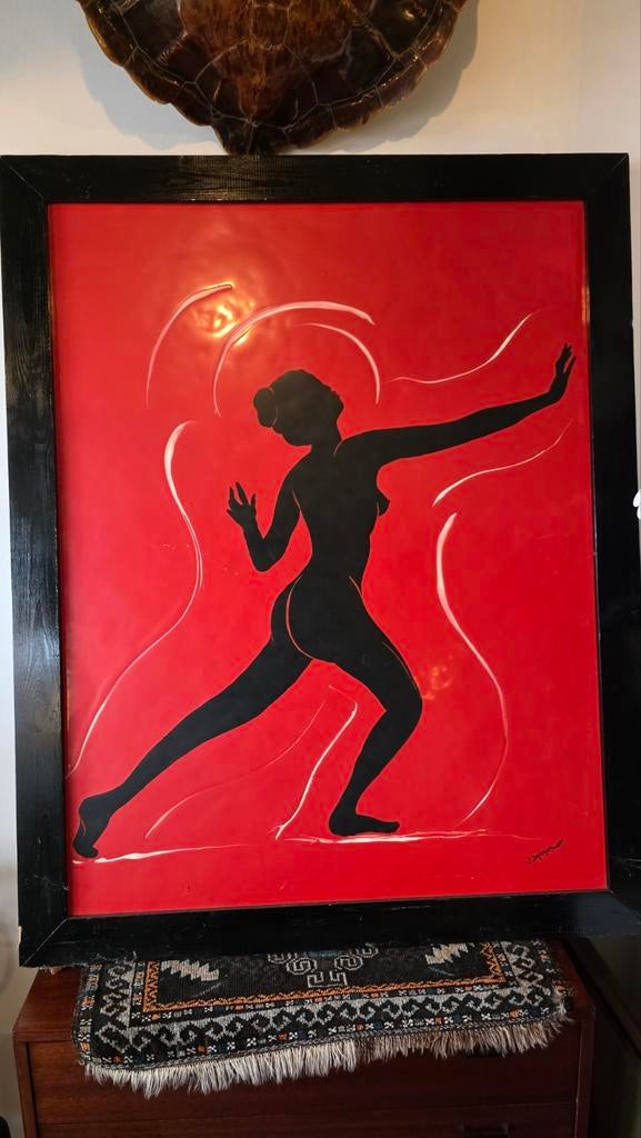 J. Danaux - Abstract Danseres, Ophalen of Verzenden
