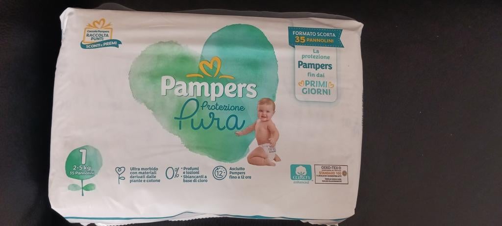 Pampers Pura luiers maat 1 (2-5 kg) - 35 stuks, Ophalen, Nieuw, Overige typen, Standaard