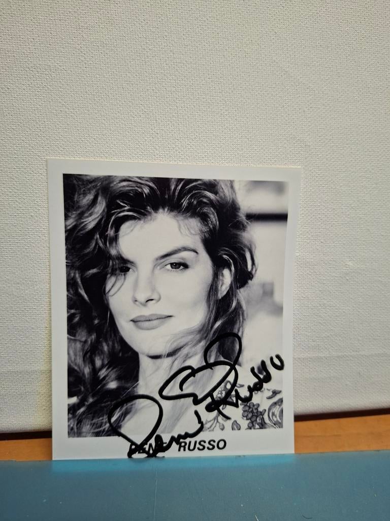 RENE RUSSO MODEL,ACTRICE,PRODUCENTE USA, Verzenden, Nieuw, Foto of Kaart, Gesigneerd