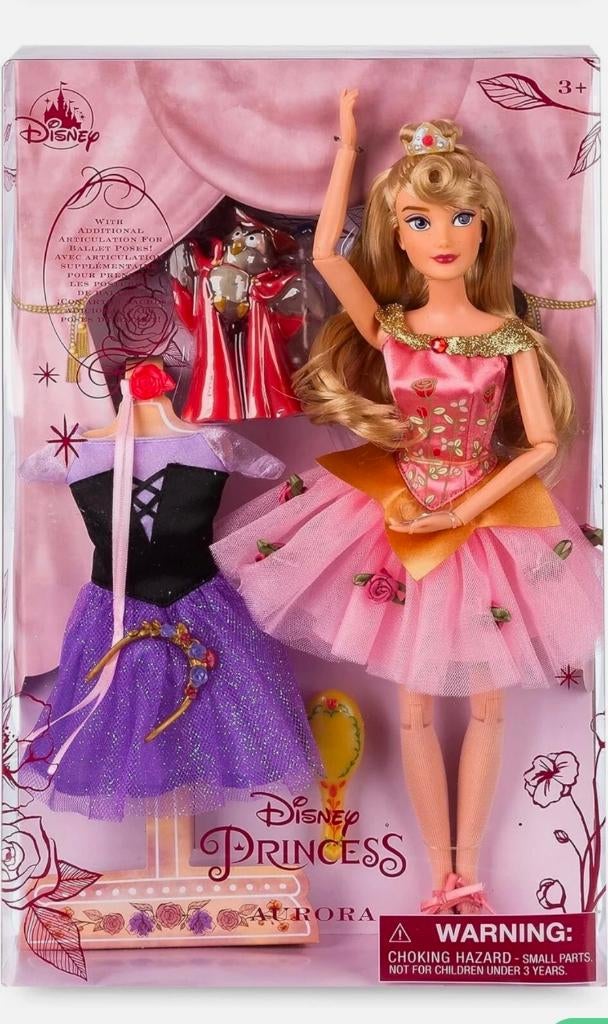 Disney princess Aurora ballet doll, Verzamelen, Disney, Ophalen of Verzenden, Sneeuwwitje of Doornroosje, Nieuw, Beeldje of Figuurtje