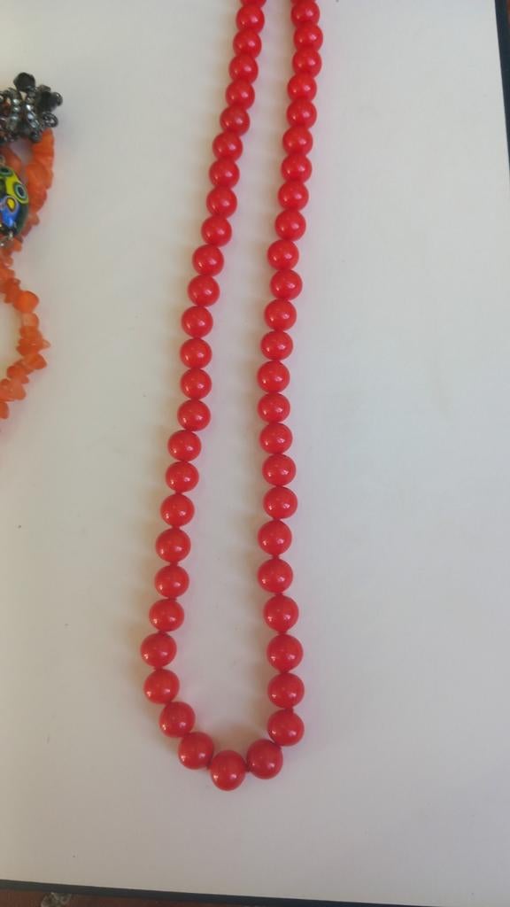 Zware Rode Ossenrode  Ketting, Ophalen of Verzenden