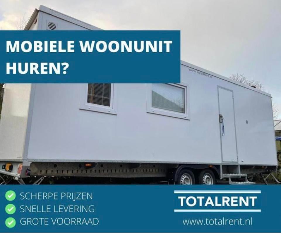 Te huur alle type Woonunits van 4 tm 9 mtr per direckt, Ophalen, Nieuw, Overige