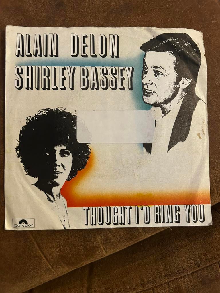 Alain Delon / shirley Bassey - thought i’d ring you, Cd's en Dvd's, 1960 tot 1980, Overige formaten, Ophalen of Verzenden, Zo goed als nieuw
