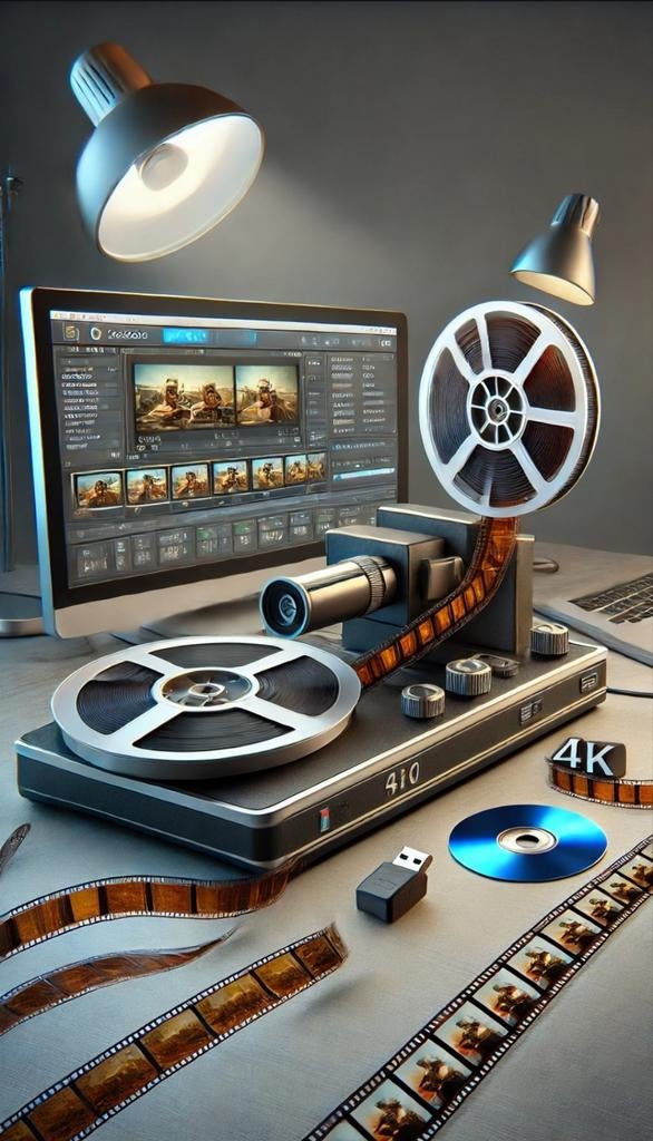 8 mm film digitaliseren naar 4K-resolutie met geluid, Montage of Bewerking