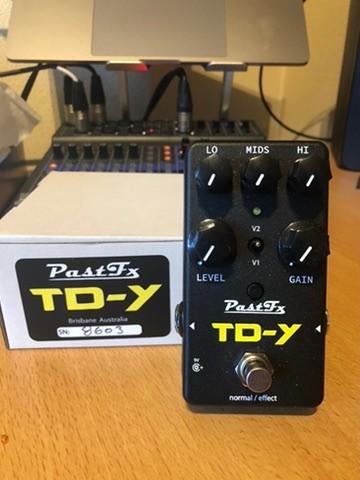 PastFX TD-Y overdrive, Muziek en Instrumenten, Ophalen of Verzenden, Zo goed als nieuw, Distortion, Overdrive of Fuzz