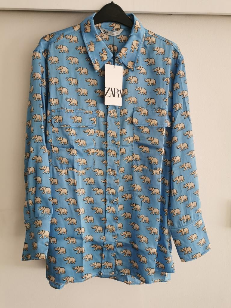 ZARA blouse mt. L, Zara, Maat 42/44 (L), Nieuw, Verzenden