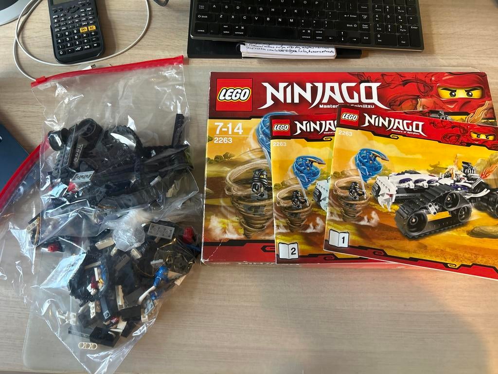 Lego Ninjago 2263 Compleet met Boekjes & Onderdelen, Kinderen en Baby's, Ophalen of Verzenden, Zo goed als nieuw, Complete set