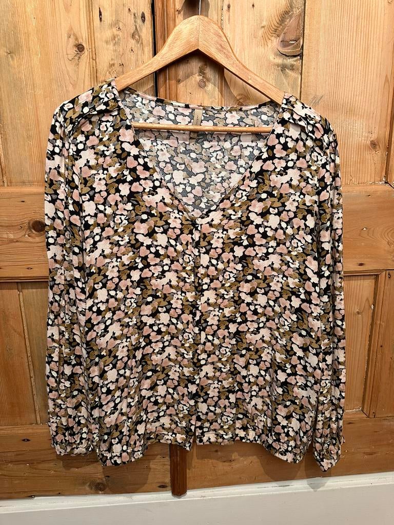 Soyaconcept Gaya 2 blouse – Pale Blush Combi – maat L, Ophalen of Verzenden, Zo goed als nieuw, Maat 42/44 (L), Overige kleuren