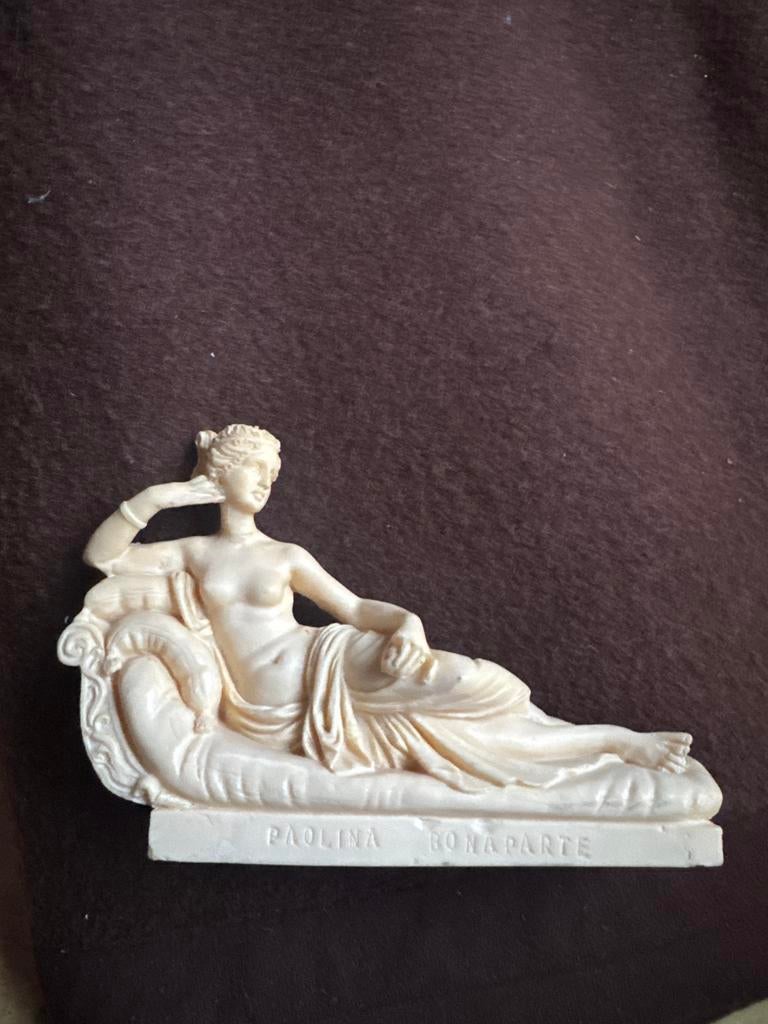 Art Deco Beeld A. Santini - Italië, Antiek en Kunst, Ophalen