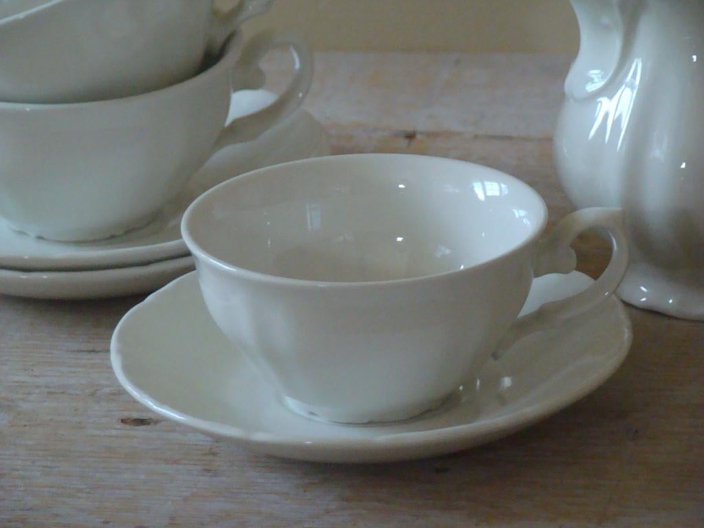 Servies, Spaans, Pontesa, wit, gaaf, Ophalen of Verzenden
