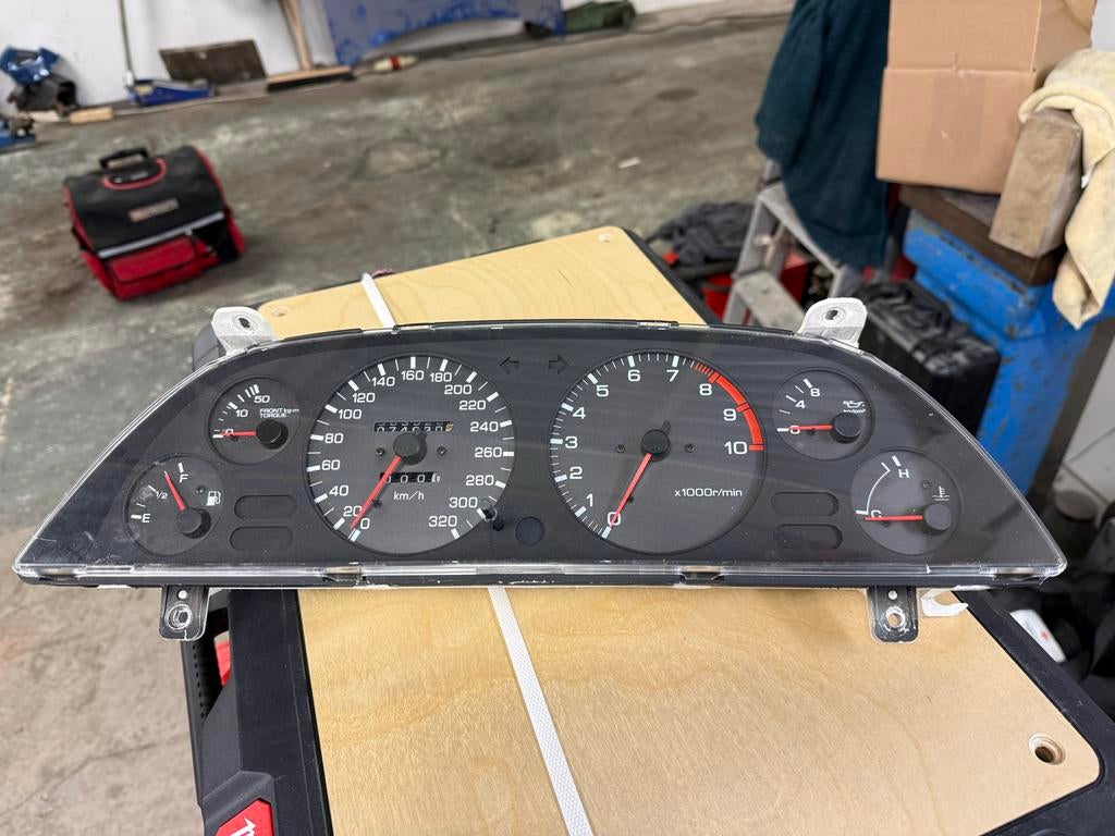 Nissan Skyline R32 GT-R 320 km/h Tellerunit, Auto-onderdelen, Ophalen of Verzenden, Gebruikt, Nissan