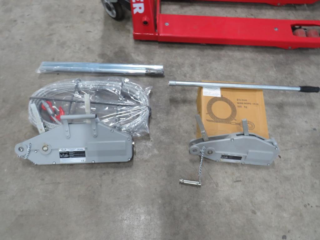staaldraadtakel staaldraadtakels rateltakel 800 of 1600kg, Doe-het-zelf en Verbouw, Lieren en Takels, Torso.com, Nieuw, Zandhaarweg