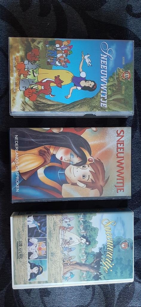 Sneeuwwitje VHS - Kinderfilms Collectie, Alle leeftijden, Ophalen of Verzenden, Gebruikt