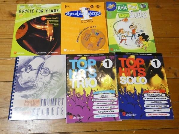 Trompet Bladmuziek Boeken, Gebruikt, Les of Cursus, Ophalen of Verzenden, Trompet