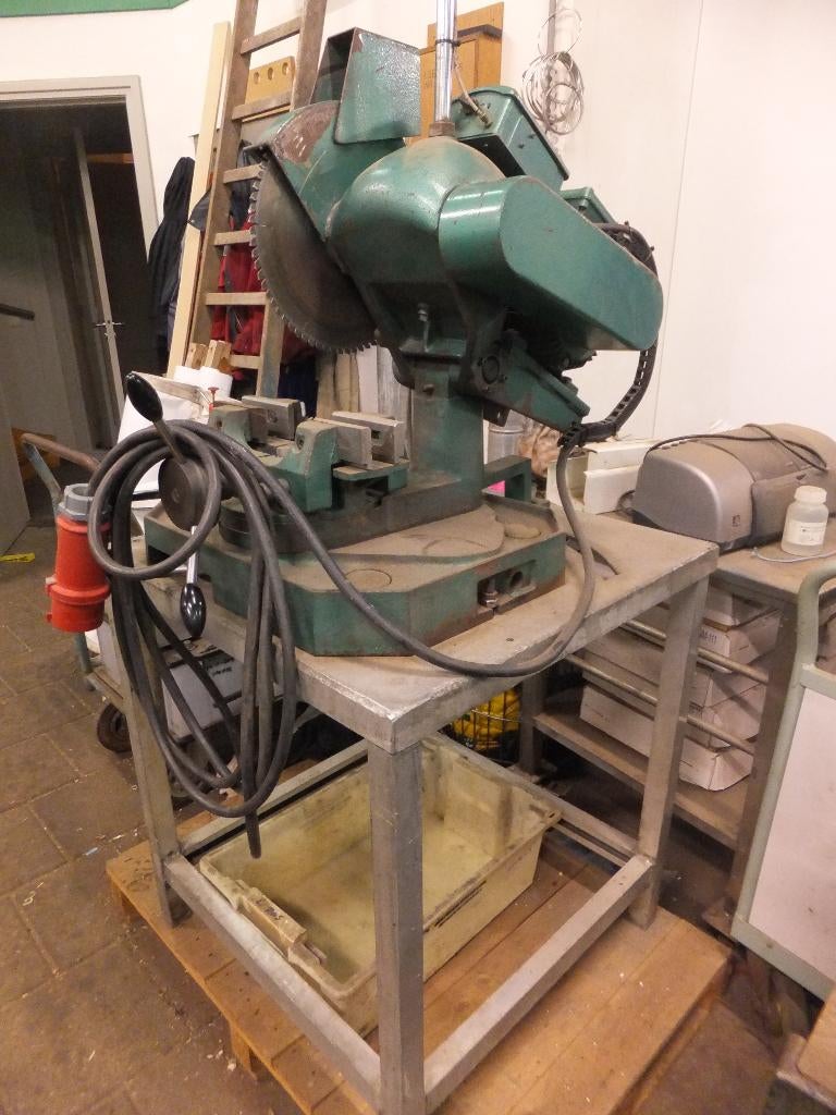 Aluminium afkort zaagmachine, verstekzaag (a9)14, Ophalen, Gebruikt, Afkortzaag, 30 tot 70 mm